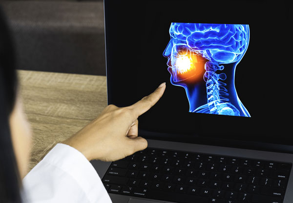 illustration on laptop of tm joint